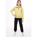 Toontoy Kız Çocuk Nakışlı Eşofman Takım - 12 - 13 Yaş - Açık Yeşil