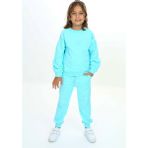 Toontoy Kız Çocuk Nakışlı Eşofman Takım - 5 Yaş - Su Yeşili