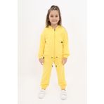 Toontoy Kız Çocuk Nakışlı Eşofman Takım Koyu Sarı 6 YAŞ