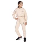 Toontoy Kız Çocuk Nakışlı Eşofman Takımı Bej 12-13 YAŞ