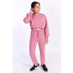 Toontoy Kız Çocuk Nakışlı Eşofman Takımı Gül Kurusu 8-9 YAŞ