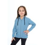 Toontoy Kız Çocuk Nakışlı Hırka Mavi 3 YAŞ