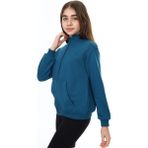 Toontoy Kız Çocuk Nakışlı Hırka Petrol Mavi 6-7 YAŞ