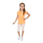 Toontoy Kız Çocuk Nakışlı Kaprili Takım Oranj 2 YAŞ