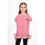 Toontoy Kız Çocuk Nakışlı Kolej Hırka Gül Kurusu 8-9 YAŞ