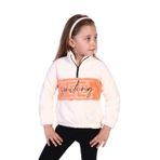 Toontoy Kız Çocuk Nakışlı Peluş Sweatshirt - 2 Yaş - Ekru