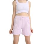 Toontoy Kız Çocuk Nakışlı Şort Açık Lila 13-14 YAŞ