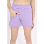 Toontoy Kız Çocuk Nakışlı Şort Lila 13-14 YAŞ