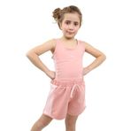 TOONTOY Kız Çocuk Nakışlı Şortlu Takım Koyu Pudra 12-13 Yaş, 12-13 Yaş, 22474, Koyu Pudra, kız-çocuk