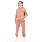 Toontoy Kız Çocuk Nakışlı Sweatshirt Kahverengi 8-9 YAŞ