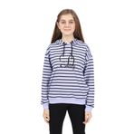 Toontoy Kız Çocuk Nakışlı Sweatshirt Mavi 8-9 YAŞ
