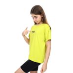 Toontoy Kız Çocuk Nakışlı Tişört Açık Yeşil 12-13 YAŞ