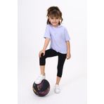 Toontoy Kız Çocuk Nakışlı Tişört Mavi 4 YAŞ