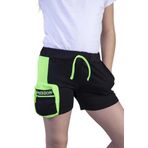 Toontoy Kız Çocuk Neon Uyumlu Çanta Detaylı Şort Yeşil 6-7 YAŞ