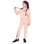 TOONTOY Kız Çocuk Now Baskılı Eşofman Takım, 8 Yaş, 22138, Bej, kız-çocuk