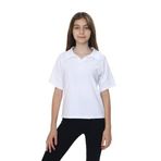 TOONTOY Kız Çocuk Okul Polo Yaka Tişört 8 Yaş, 8 Yaş, 24788, Beyaz, Kız çocuk