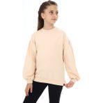 Toontoy Kız Çocuk Okul Sweatshirt - 12 - 13 Yaş - Bej