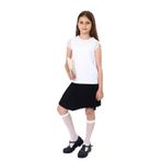 Toontoy Kız Çocuk Okul Tişört Beyaz 12 YAŞ