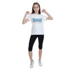 Toontoy Kız Çocuk Ordınary Yazı Baskılı Kaprili Takım Ekru 13-14 YAŞ