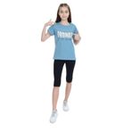 Toontoy Kız Çocuk Ordınary Yazı Baskılı Kaprili Takım Mavi 13-14 YAŞ