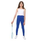 Toontoy Kız Çocuk Paçası Dikişli Tayt Saks 10-11 YAŞ