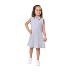 TOONTOY Kız Çocuk Pamuk Elbise, 3 Yaş, 23173, Gri Melanj, Kız Çocuklar