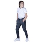 Toontoy Kız Çocuk Pantolon Görünümlü Eşofman Alt - 7 - 8 Yaş - Lacivert