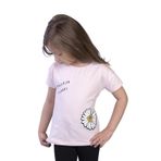 Toontoy Kız Çocuk Papatya Baskılı Tişört Pudra 1 YAŞ
