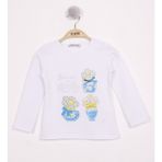 Toontoy Kız Çocuk Papatya Vazo Baskılı T-Shirt Beyaz 3 YAŞ