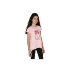 TOONTOY Kız Çocuk Parfüm Nakışlı T-Shirt 8 Yaş, 8 Yaş, 10359-1, Pembe, Kız çocuk