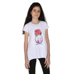 Toontoy Kız Çocuk Parfüm Nakışlı T-Shirt - 8 Yaş - Beyaz