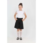 Toontoy Kız Çocuk Pileli Okul Şort Siyah 8 YAŞ