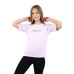 Toontoy Kız Çocuk Possibilities Yazı Baskılı Tişört Açık Lila 6-7 YAŞ