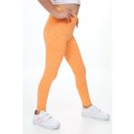 Toontoy Kız Çocuk Puantiye Baskılı Tayt Oranj 3 YAŞ