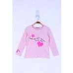 Toontoy Kız Çocuk Pul Işlemeli Sweatshirt - 1 Yaş - Pembe