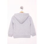 TOONTOY Kız Çocuk Pullu Ayıcık Nakışlı Sweatshirt, 1 Yaş, 12008-, Gri Melanj, kız-bebek