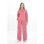 Toontoy Kız Çocuk Reglan Kol Kapüşonlu Eşofman Takım Gül Kurusu 6-7 YAŞ