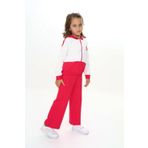 Toontoy Kız Çocuk Reglan Kol Kapüşonlu Gizli Cepli Eşofman Takım Koyu Fuşya 6 YAŞ