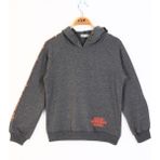 Toontoy Kız Çocuk Reglan Kol Sweatshirt Antrasit Melanj 10 YAŞ