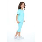 Toontoy Kız Çocuk Shıne On Baskılı Kaprili Takım Mint Yeşili 2 YAŞ