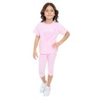 Toontoy Kız Çocuk Shıne On Baskılı Kaprili Takım Pembe 5 YAŞ