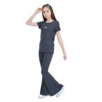 Toontoy Kız Çocuk Storie Nakışlı Eşofman Takım Füme 8-9 YAŞ