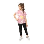Toontoy Kız Çocuk Story Soul Baskılı Tişört Gül Kurusu 12-13 YAŞ