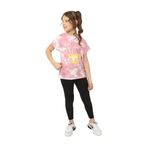 Toontoy Kız Çocuk Story Soul Baskılı Tişört Gül Kurusu 8-9 YAŞ
