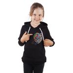 Toontoy Kız Çocuk Stronger Baskılı Sweatshirt - 3 Yaş - Siyah