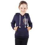 Toontoy Kız Çocuk Stronger Baskılı Sweatshirt Lacivert 6 YAŞ