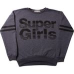 Toontoy Kız Çocuk Sweatshirt - 8 Yaş - Antrasit