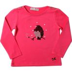 Toontoy Kız Çocuk Sweatshirt Baykuş Nakışlı - Fuşya - 1 Yaş - 86Cm Boy