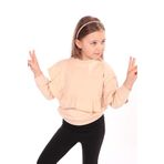 Toontoy Kız Çocuk Sweatshirt Bej 7 YAŞ