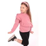 Toontoy Kız Çocuk Sweatshirt Gül Kurusu 7 YAŞ